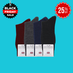 Duchy Everyday Merino Socks - 4 Pair Bundle Classic Dark Selection (£12 per pair)