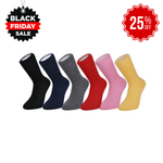 Duchy Everyday Merino Socks - 6 Pair Bundle Classic Mix Selection (£12 per pair)