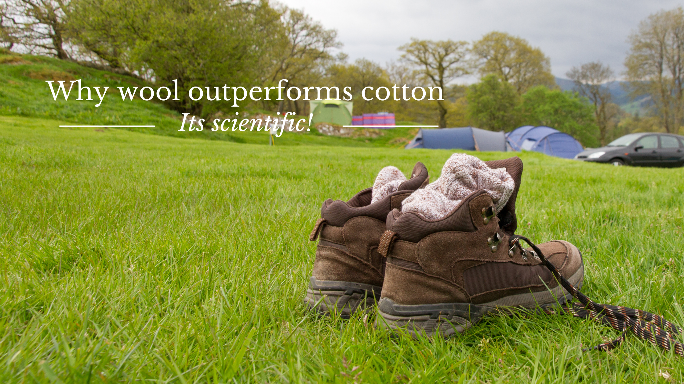 Don't get cold with cotton, buy wool socks!