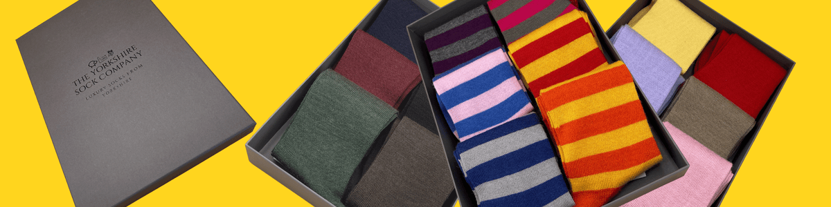 6 pair gift set from The Yorkshire Sock Company - a generous and thoughtful present