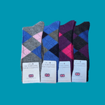 Ripley Argyle Merino Socks - 4 Pair Bundle 1 (£14 per pair)
