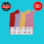 Duchy Everyday Merino Socks - 4 Pair Bundle Classic Light Selection (£12 per pair)