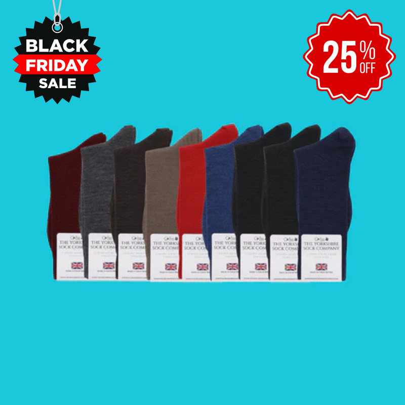 Duchy Everyday Merino Socks - 9 Pair Gift Bundle (£12 per pair)