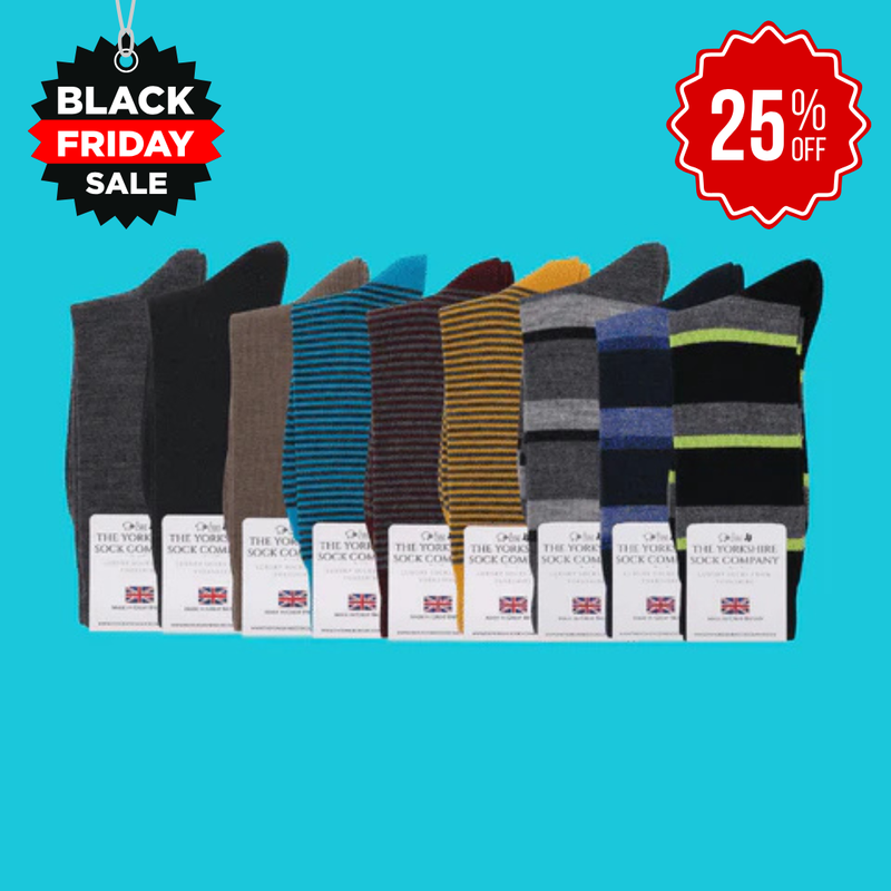 Everyday Merino Socks Selection - 9 Pair Gift Bundle (£12 per pair)