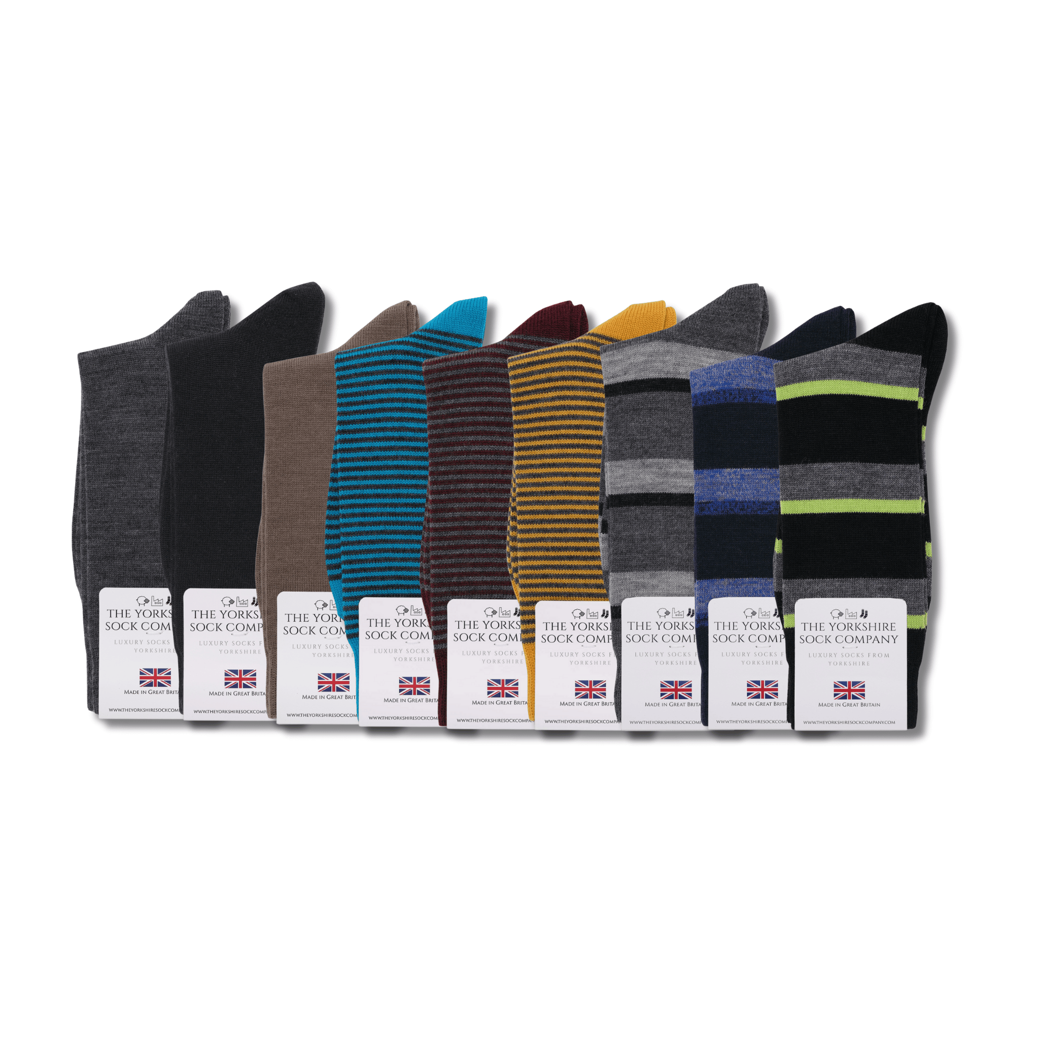 Duchy Everyday Merino Socks - 9 Pair Gift Bundle (£12 per pair)