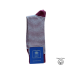 Follifoot Fine Stripe Cotton Socks - 4 Pair Bundle