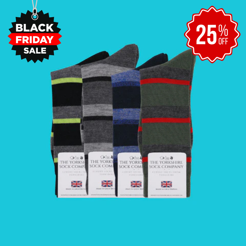 Harlow Luxury Merino Everyday Socks - 4 Pair Bundle (£14 per pair)