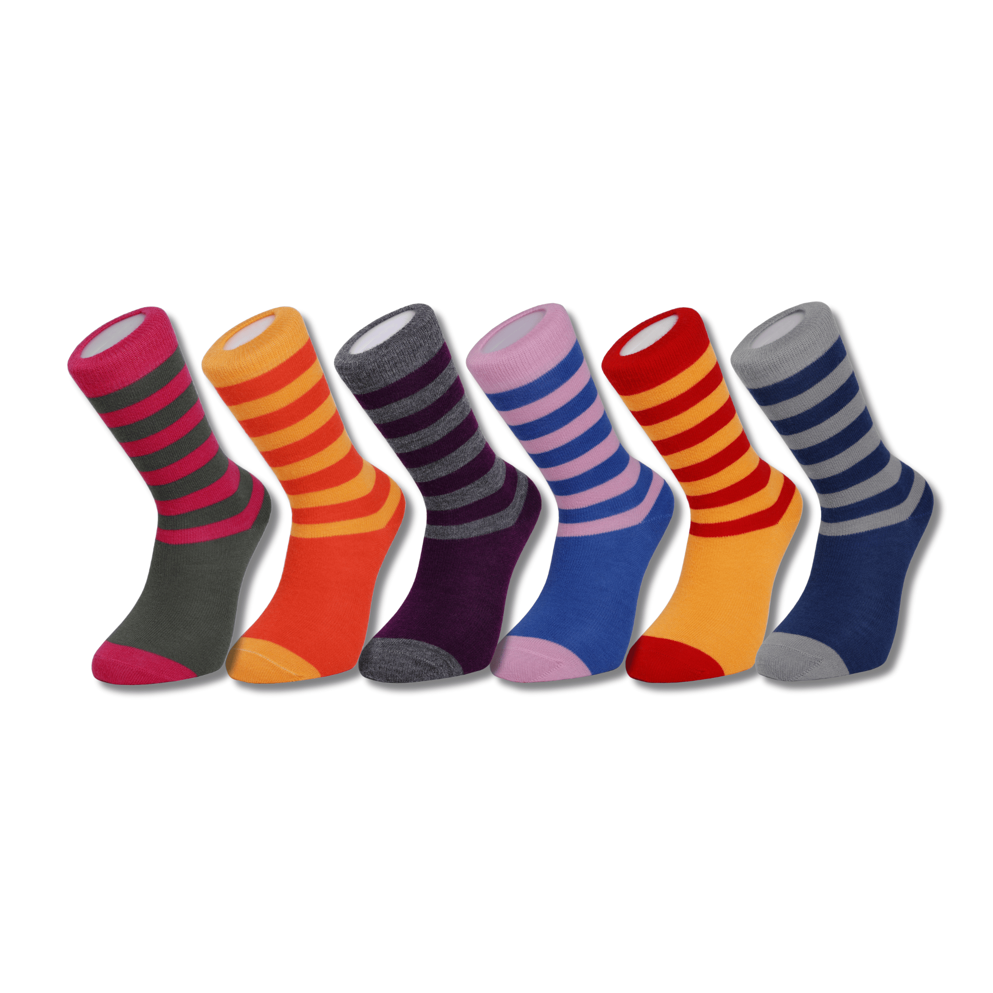 Socks For Jeans - Bright Everyday Merino Socks - 6 Pair Bundle (£14 per pair)