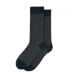 Harewood Fine Stripe Luxury Merino Everyday Socks - 6 Pair Gift Box