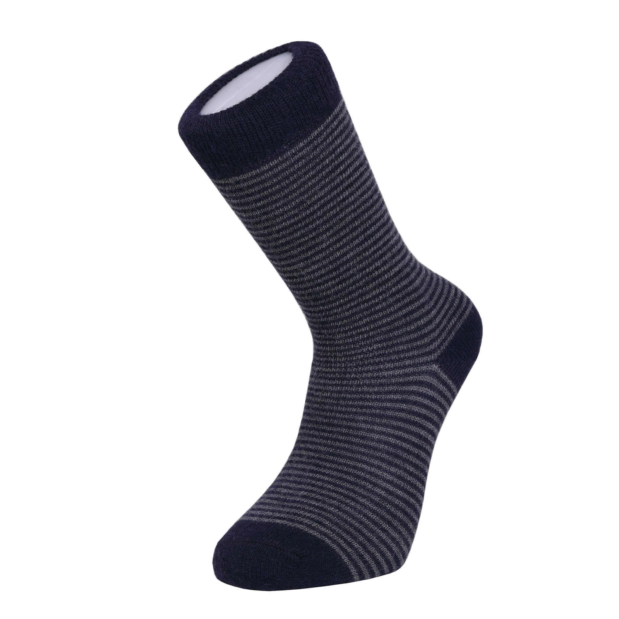Harewood Fine Stripe Luxury Merino Everyday Socks - 4 Pair Bundle (2)