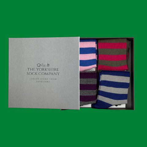 Socks For Jeans - Bright Everyday Merino Socks - 4 Pair Gift Box 2