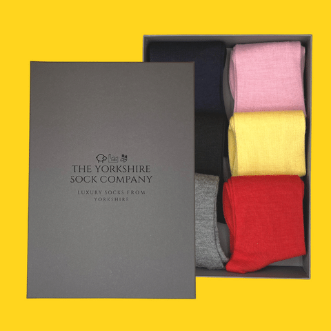 Duchy Everyday Merino Socks - 6 Pair Gift Box Classic Mix Selection